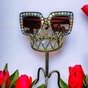 Rhinestone eyeglasses